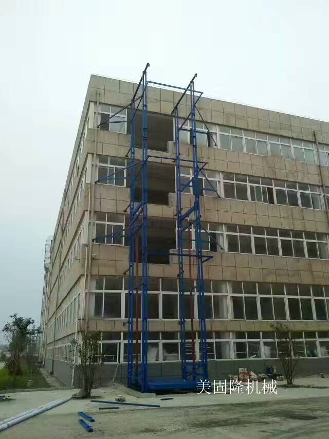 海北室外双臂导轨式升降机厂家